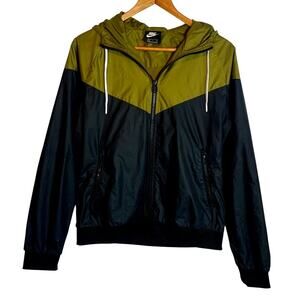 Vintage Nike Black Tag Unisex Lightweight Full Zip Nylon Jacket Windbreaker SM